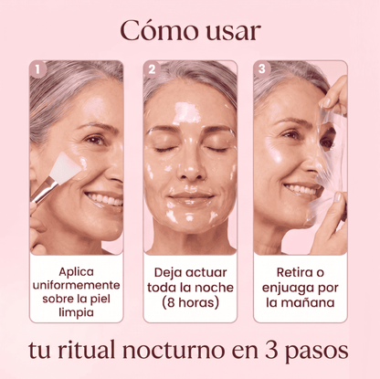 Mascarilla Envolvente Nocturna de Colágeno Zilen