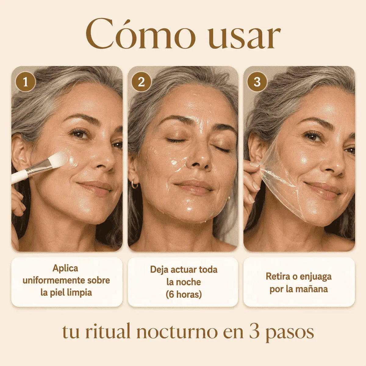 Mascarilla Nocturna Iluminadora de Cúrcuma y Ácido Kójico Zilen