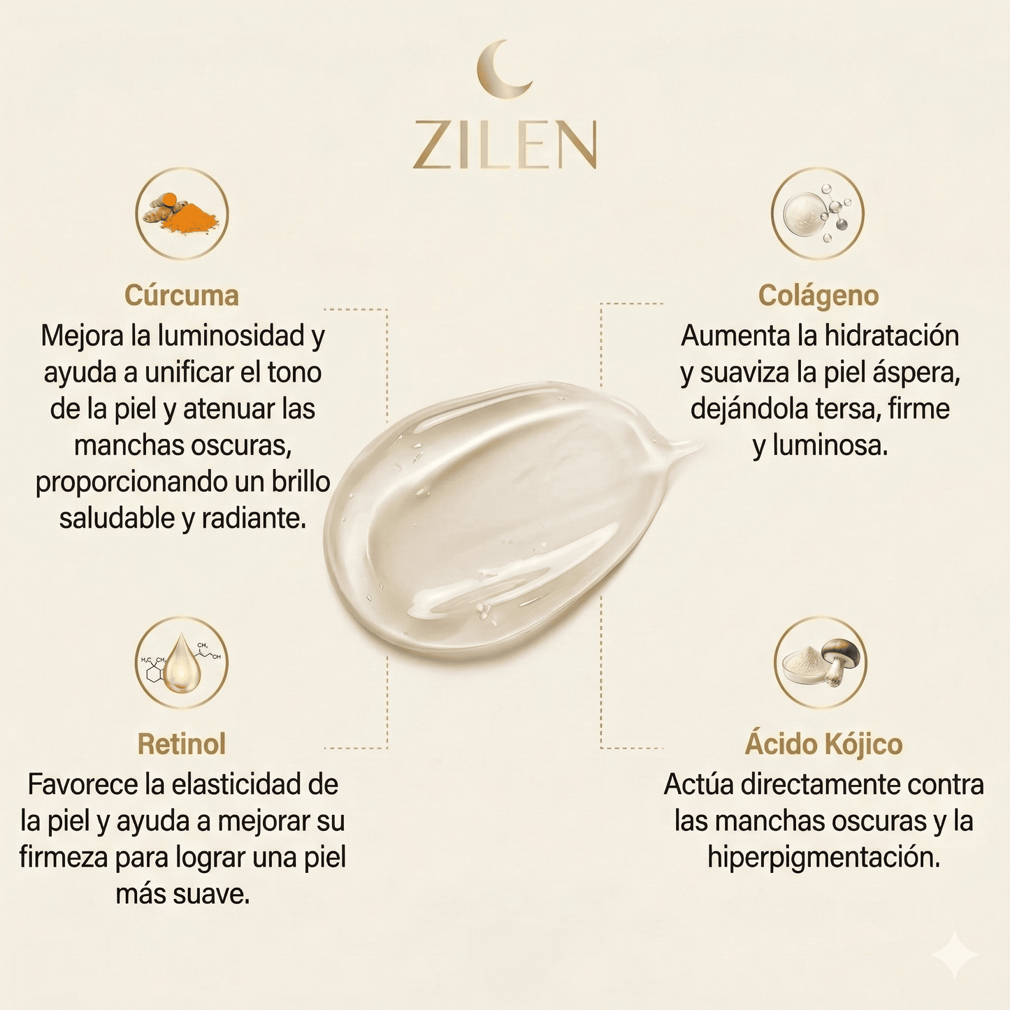 Zilen Turmeric & Kojic Acid Night Mask (75 ml)