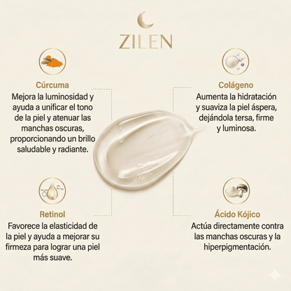 Zilen Turmeric & Kojic Acid Night Mask (75 ml)