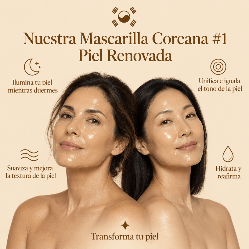 Mascarilla Nocturna Iluminadora de Cúrcuma y Ácido Kójico Zilen