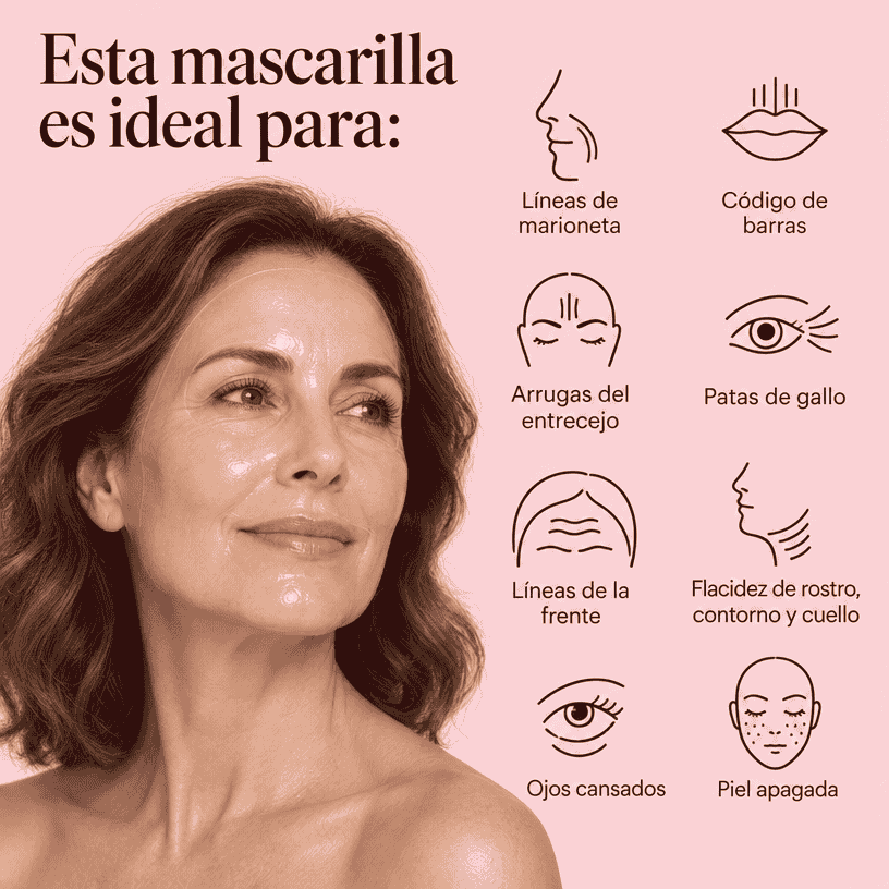 Mascarilla Envolvente Nocturna de Colágeno Zilen